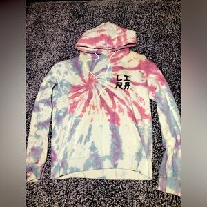 KIRX Chinese design hoodie tie dye Medium